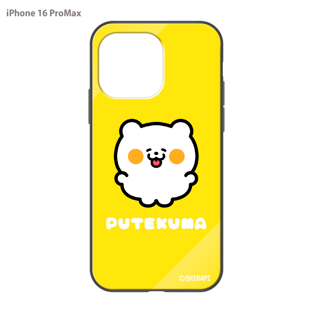 SHIRAPI ガラスiPhoneケース【ぷてくま】