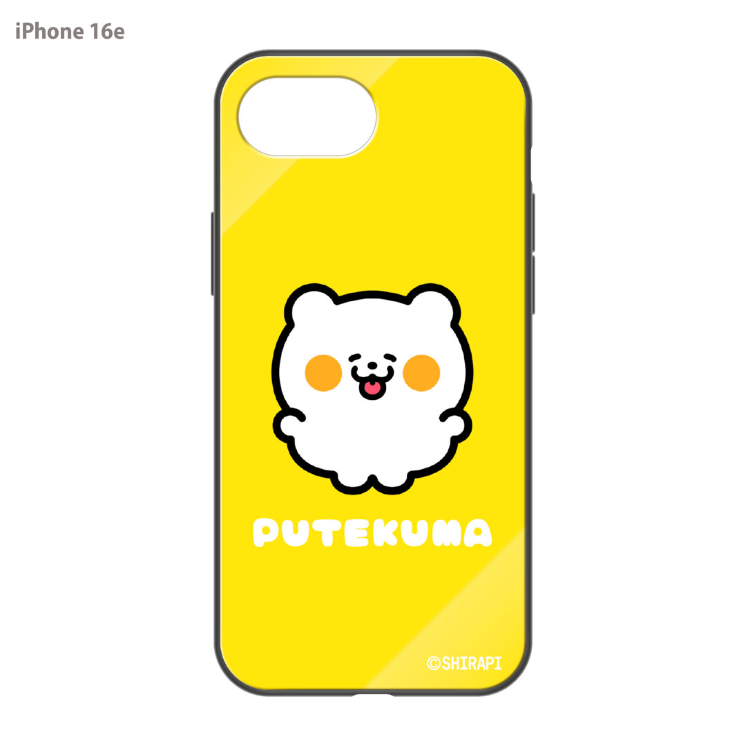 SHIRAPI ガラスiPhoneケース【ぷてくま】