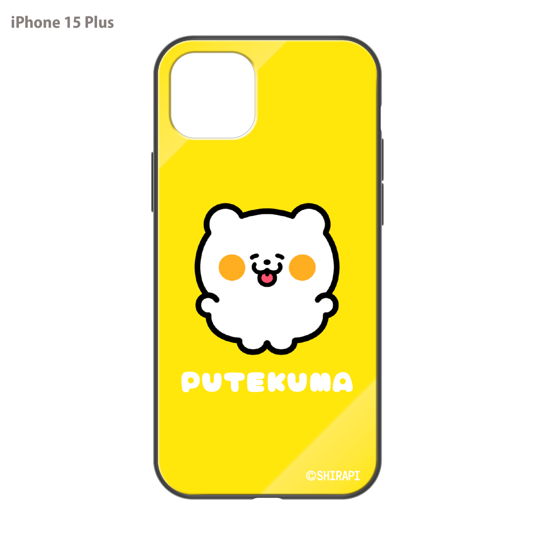 SHIRAPI ガラスiPhoneケース【ぷてくま】