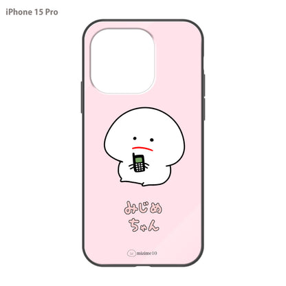 さき ささくら ガラスiPhoneケース【みじめちゃん】