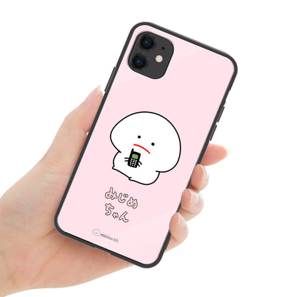 さき ささくら ガラスiPhoneケース【みじめちゃん】