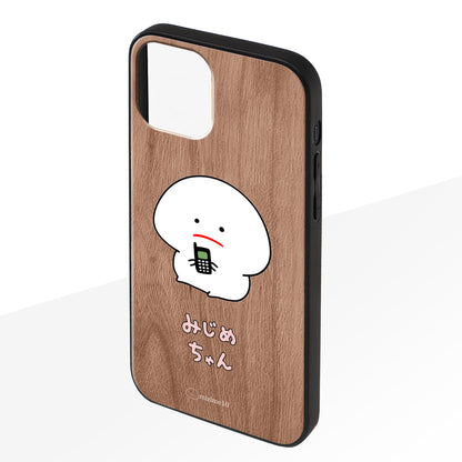 さき ささくら ウッドiPhoneケース（UVプリント）【みじめちゃん】