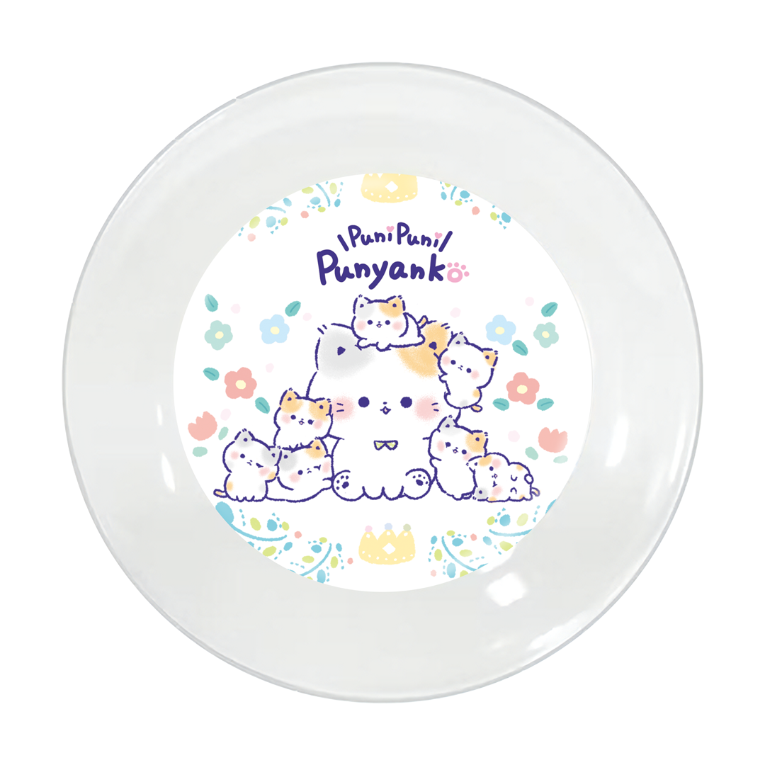 TOKUDOME ミニ絵皿【ぷにゃんことおチビ達】