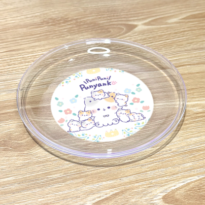 TOKUDOME ミニ絵皿【ぷにゃんことおチビ達】
