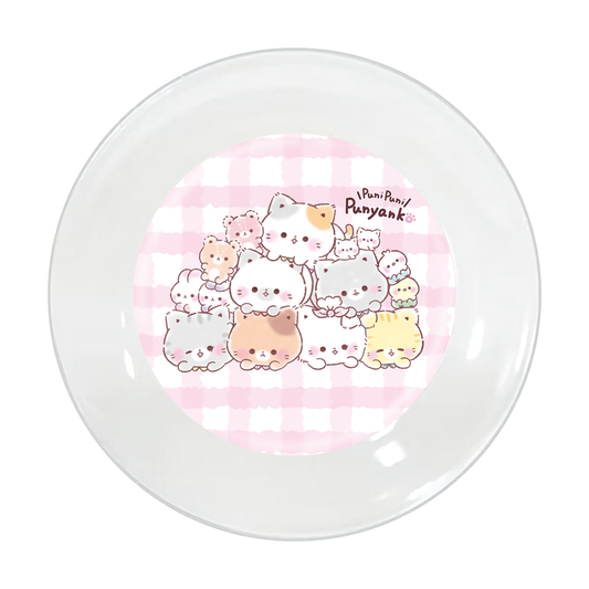 TOKUDOME ミニ絵皿【ぷにぷにぷにゃんこ｜みんな大集合】