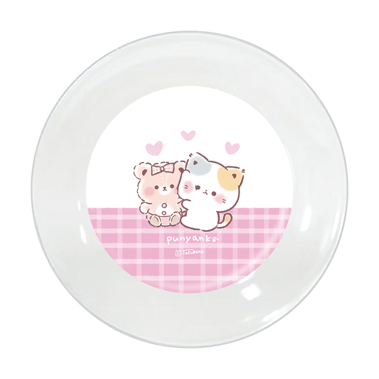 TOKUDOME ミニ絵皿【ぷにゃんことくま】
