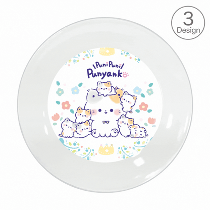 TOKUDOME ミニ絵皿【ぷにぷにぷにゃんこ｜3枚セット】