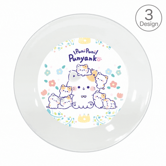 TOKUDOME ミニ絵皿【ぷにぷにぷにゃんこ｜3枚セット】