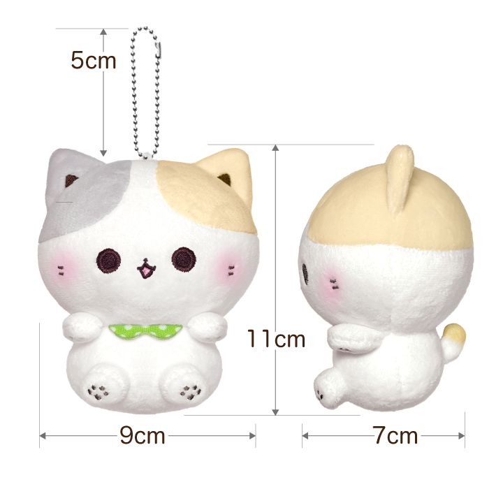 TOKUDOME ぬいぐるみチャーム【ぷにぷに ぷにゃんこ】 – キャラの場