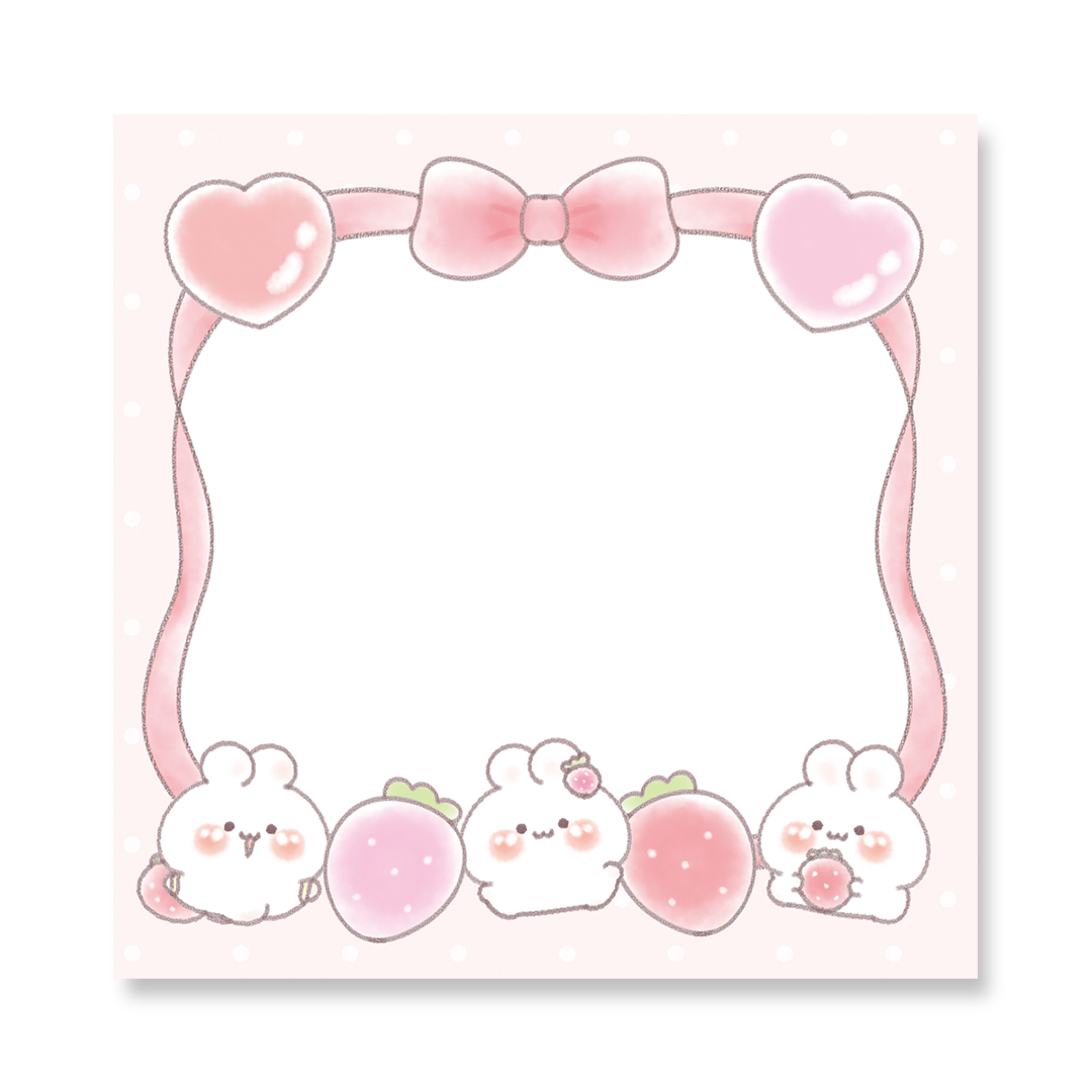 うさぎ メモパッド【うさぎのもちちゃん】
