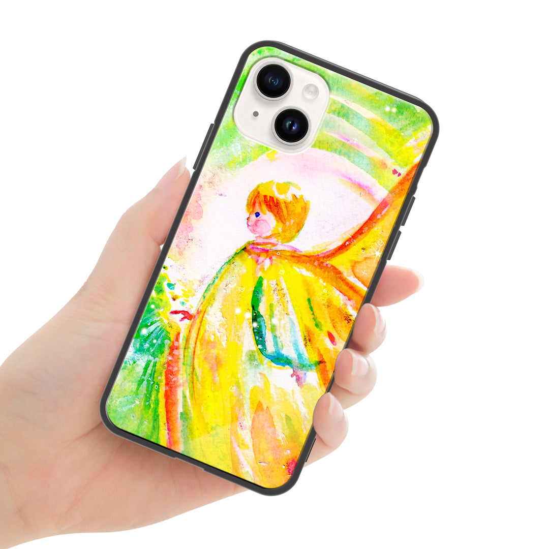 ようこ ガラスiPhoneケース【大天使ラファエル】